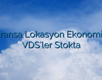 Fransa Lokasyon Ekonomik VDS’ler Stokta