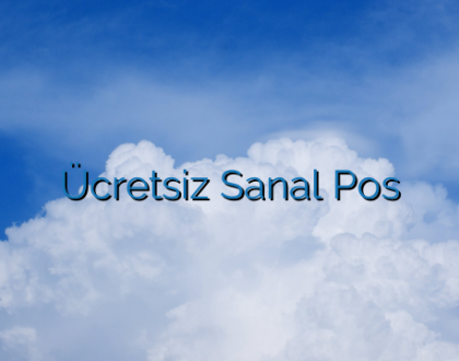 Ücretsiz Sanal Pos